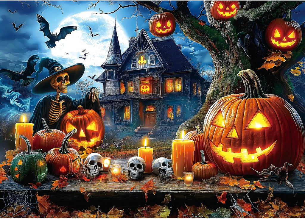 Pumpkin Castle Cartoon Architecture 1000 pcs