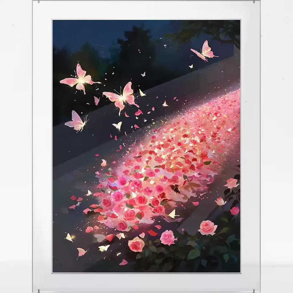 1000pcs Pink Butterfly Puzzle