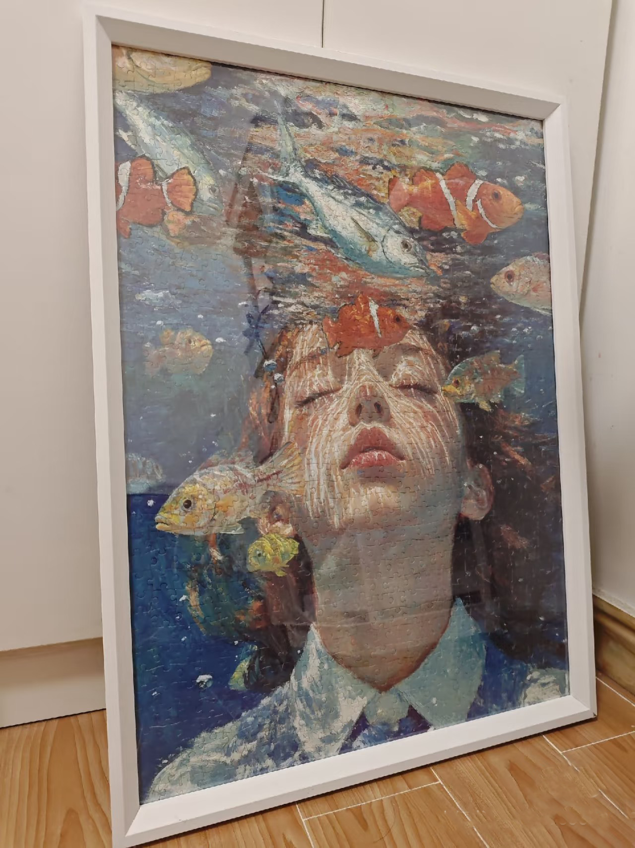 1000pcs Girl And Fish Jigsaw Puzzle