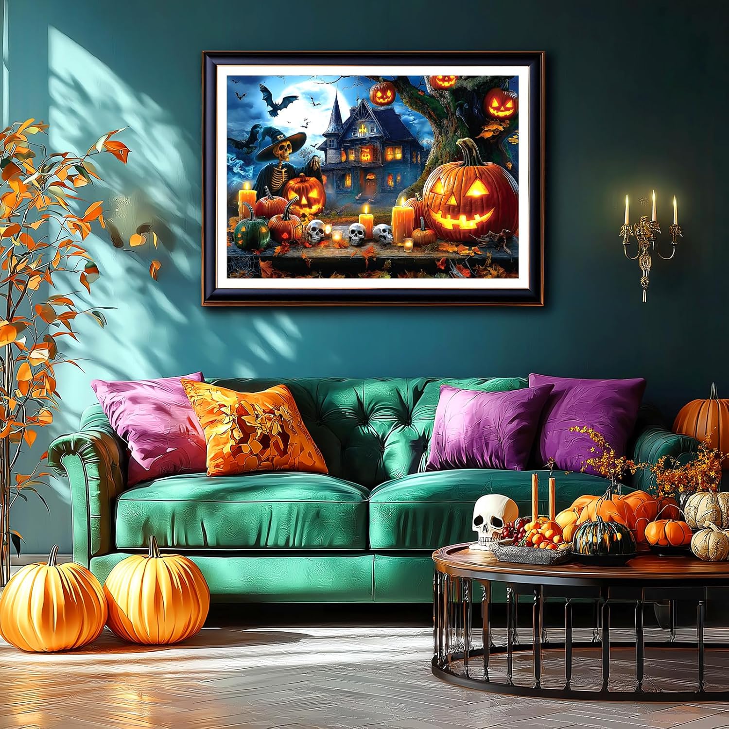 Pumpkin Castle Cartoon Architecture 1000 pcs