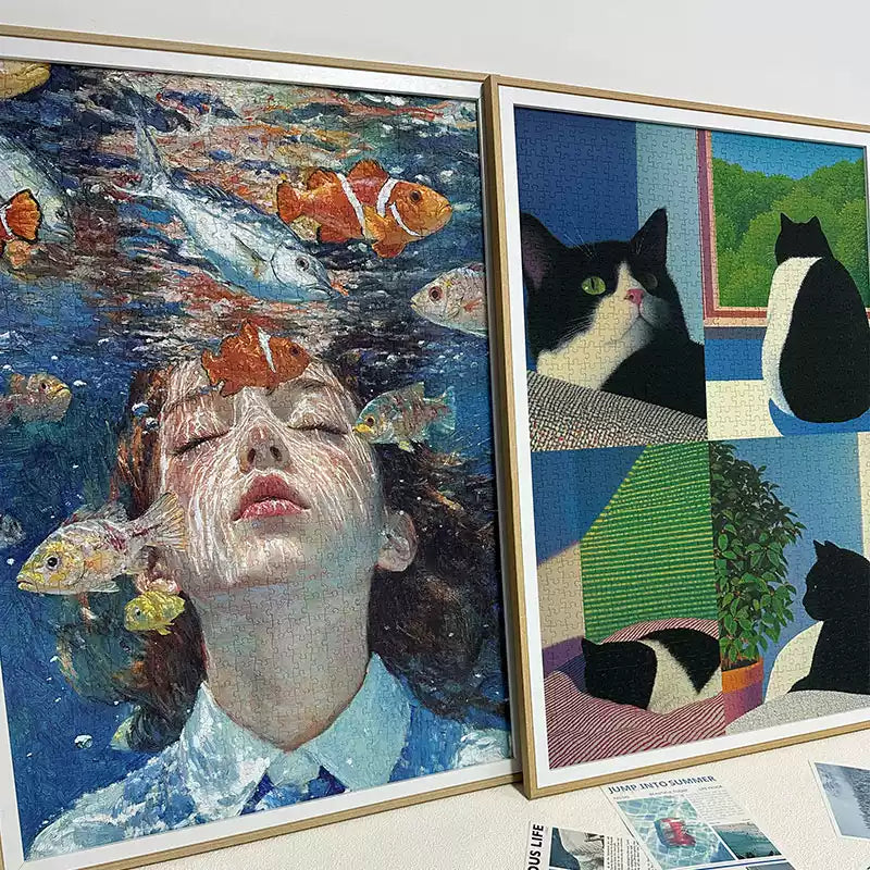 1000pcs Cute Cat Jigsaw Puzzle